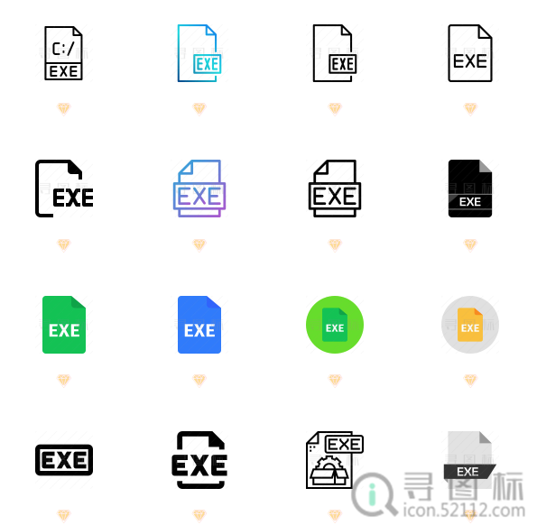 图标,EXE,文件