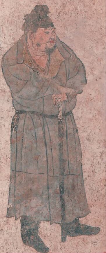 唐代男子的普遍服饰圆领袍,以幞头袍衫为时尚,为隋唐时期士庶,官宦