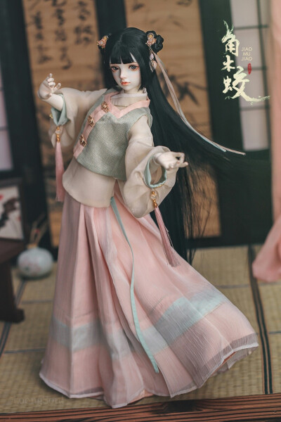 bjd 古风 皱褶