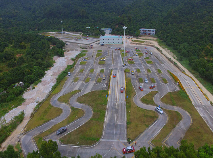 深圳综安驾校训练场全景