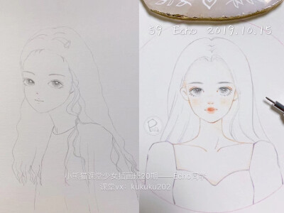 水彩少女第一节课后的进步与成长 