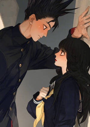 插画 二次元 我是大哥大