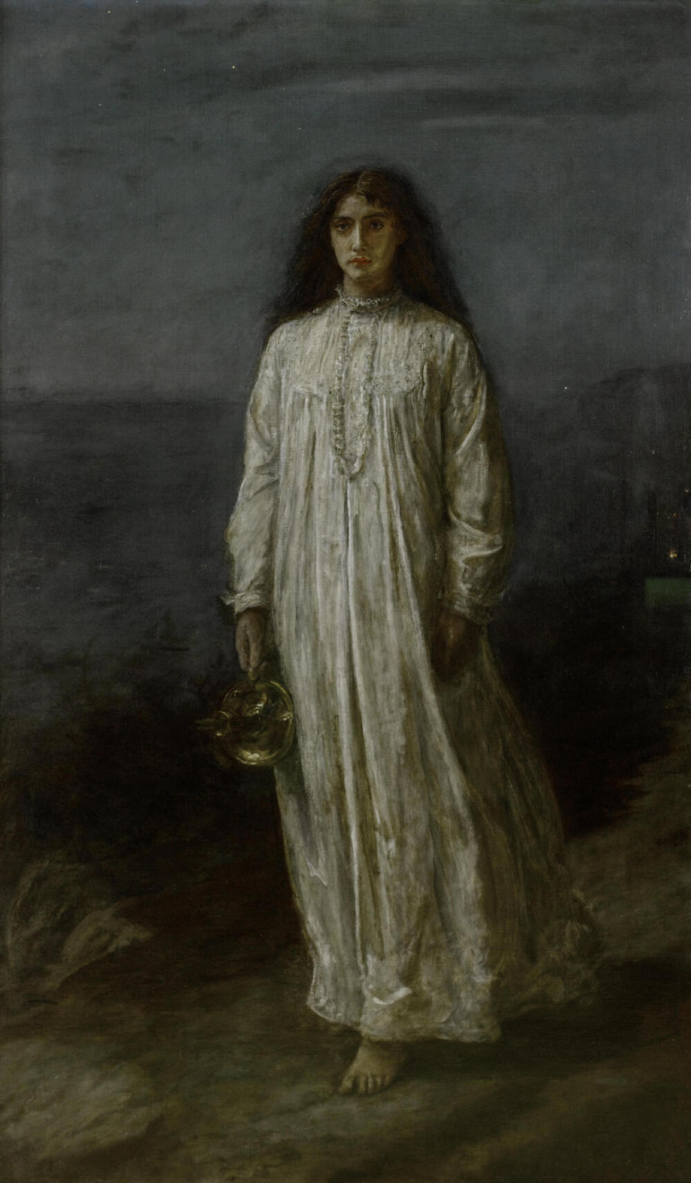 梦游人 1871， john Everett Millais (1829–1896)
154cm x 91cm 特拉华艺术博物馆 (Delaware Art Museum) ???