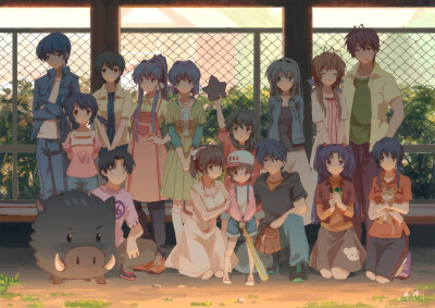 CLANNAD 绘师：小半杯奶（p id=13750517） 本作品id=77353796