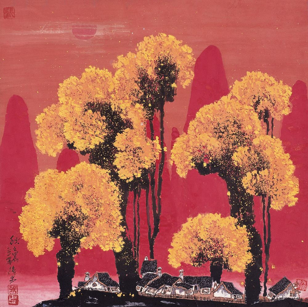 张步作品
张步，1958年进中央美术学院中国画系，从师李可染、蒋兆和、李苦禅、叶浅予等美术大师，1961年入该系山水画工作室，后又专门追随李可染先生学习山水画，跟随可染大师深入大自然写生和研修创作，成为少数几个入室弟子之一。1963年毕业后分配到工人日报社任美术编辑 。1975年调光明日报社任美术编辑组长 。1980年调北京画院，从事专门创作，现为一级美术师 。历任《工人日报》、《光明日报》美术编辑，《光明日报》美术编辑组组长，北京画院专业画家、副院长、中国河山画会第一任会长。旅居加拿大，为国际知名中国画家。