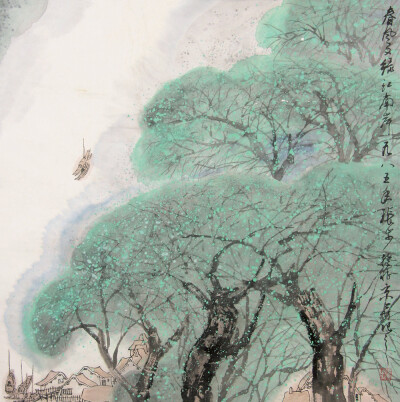 张步作品
张步，1958年进中央美术学院中国画系，从师李可染、蒋兆和、李苦禅、叶浅予等美术大师，1961年入该系山水画工作室，后又专门追随李可染先生学习山水画，跟随可染大师深入大自然写生和研修创作，成为少数几…