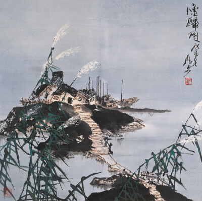 张步作品
张步，1958年进中央美术学院中国画系，从师李可染、蒋兆和、李苦禅、叶浅予等美术大师，1961年入该系山水画工作室，后又专门追随李可染先生学习山水画，跟随可染大师深入大自然写生和研修创作，成为少数几…