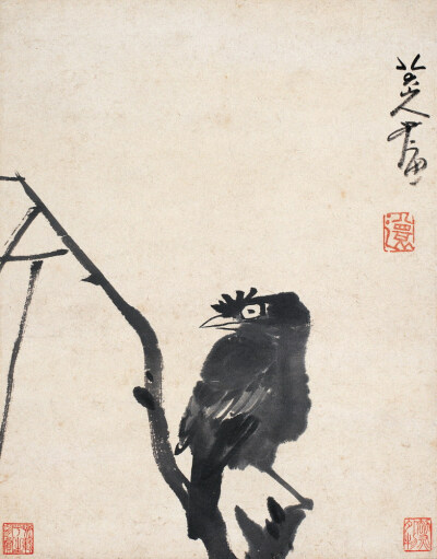 清 朱耷（1626年—约1705年），谱名统[quàn，上林下金]，字刃庵，号八大山人、雪个、个山、人屋、道朗等，出家时释名传綮，汉族，江西南昌人。 明末清初画家，中国画一代宗师。他是明太祖朱元璋第十七子朱权的九世孙…