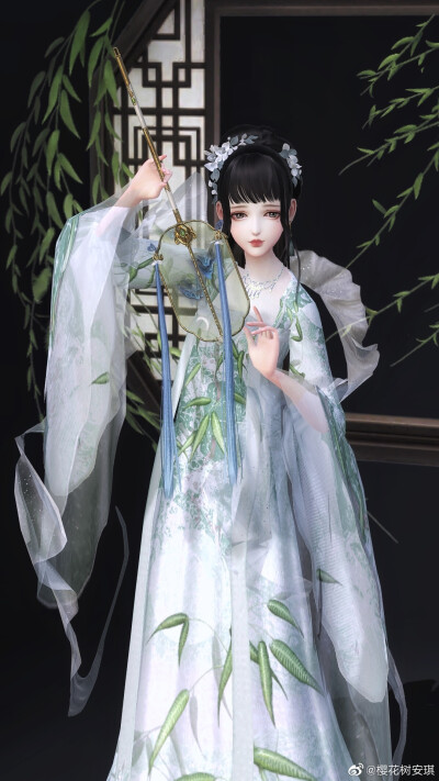 自微博@樱花树安琪