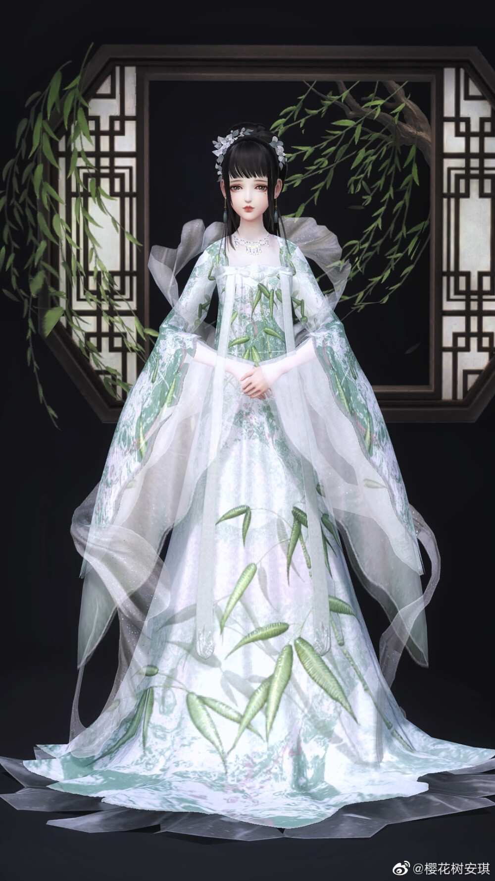 自微博@樱花树安琪