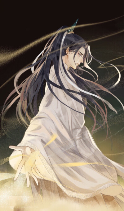 《二哈和他的白猫师尊》 画师稻田雪兔.