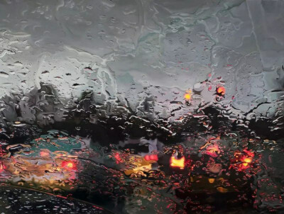 灼灼其华--美国超写实画家 Gregory Thielker
虽是雨景，却让人感到温暖