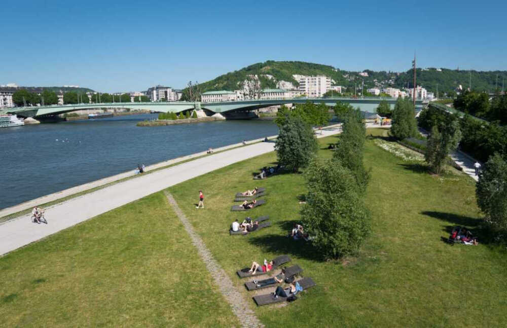 法国鲁昂塞纳河左岸景观 Rouen, Banks of the Seine / In Situ