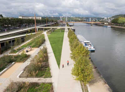 法国鲁昂塞纳河左岸景观 Rouen, Banks of the Seine / In Situ