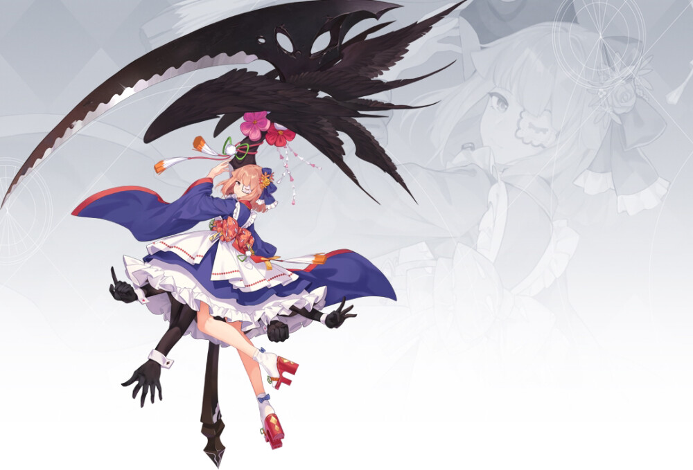 永远的七日之都~羽弥 官方立绘,新殿堂皮肤 侵删致歉