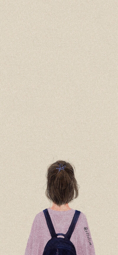 灼灼其华-背影 壁纸