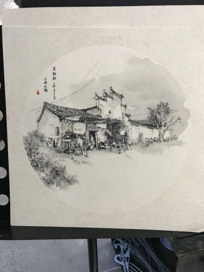 素描风景