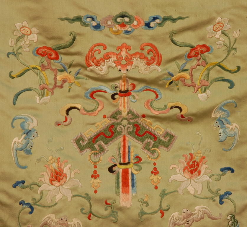 【绿缎地马面裙】——清