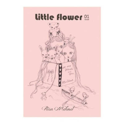 ▲《Little thing恋物志》41期随刊附赠独立插画绘本Zine《Little Flower issue 01》合作日本艺术家Risa Mehmet，将她的私秘绘本"All My Friends are Gone"展现在我们眼前：一个充满忧伤、黑暗又甜蜜唯美的少女的隐秘…