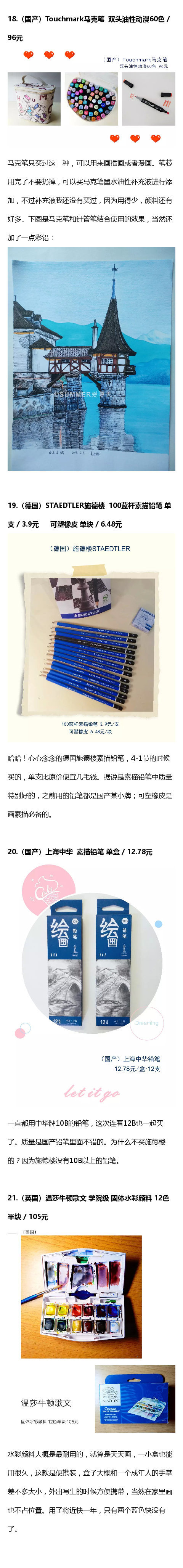 学画画需要哪些基础工具
37种绘画工具大合集（干货） ​