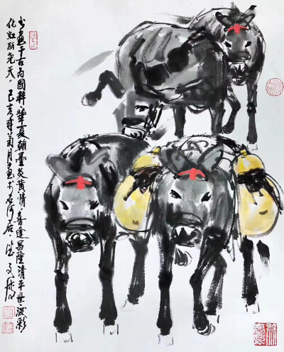 黄胄弟子——潘文博老师作品
学习水墨动物，得其真传，尤以画驴和人物见长，兼画花鸟走兽等。描绘中国西部新疆和西藏少数民族风情，2002年中央电视台文化与生活栏目曾专访.进修于中国人民大学 受聘于央视画院、北…