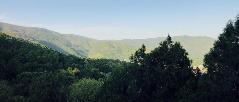 没有红叶的香山