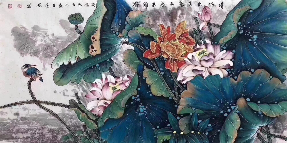 王‌同海老师作品
山东‌菏泽‌人，字鲁石，‌云水‌堂主‌人，中国当‌代实‌力派画家，中‌国‌美术家协会‌山‌东分会会员，‌中‌国书画家‌协会会员，‌牡丹‌文化艺术‌研究会，‌常务‌副会长，‌孙膑‌文化研究会‌理事，职‌业画家。