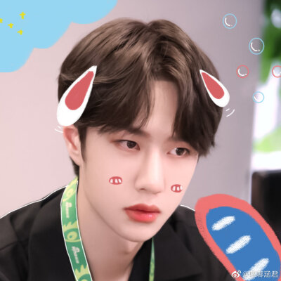 可爱王一博大头照