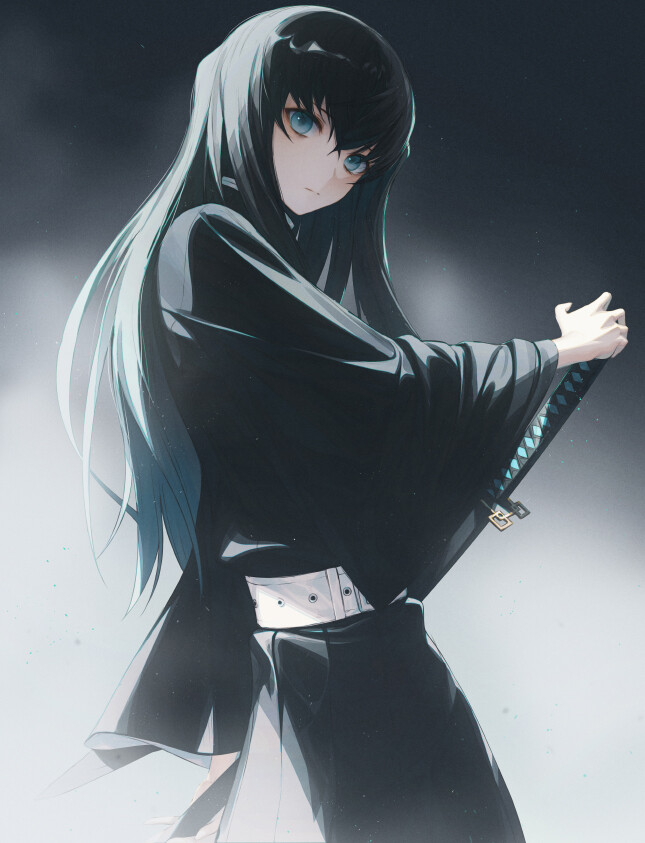 「霞柱」/「￦ANKE」的插画 [pixivid=24218478]【鬼灭之刃/时透无一郎】