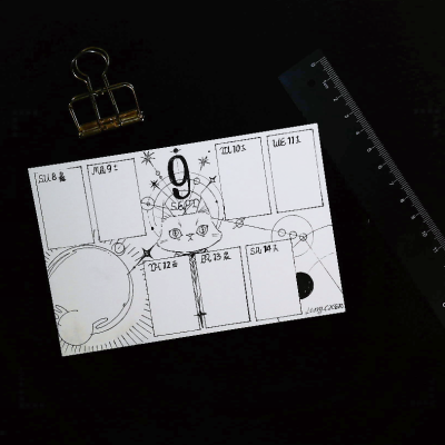 9月日历
猫咪与星球