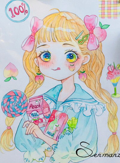 水彩画
作者森眠子