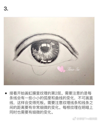 【超详细教程】
教你如何用一支笔 征服一只眼睛
#手绘插画教程#（作者：@跟着Tina画美国 ） ​