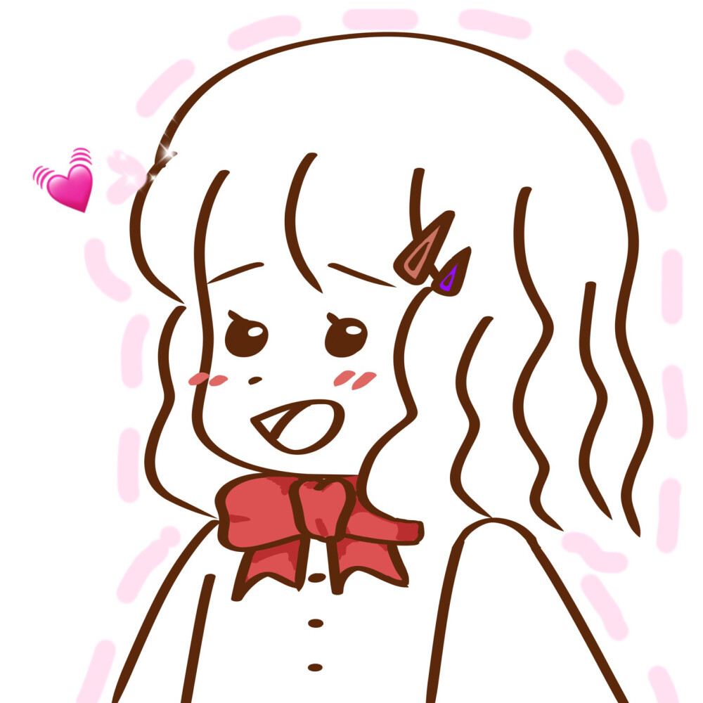 动漫可爱简易笔头像漫头卡通