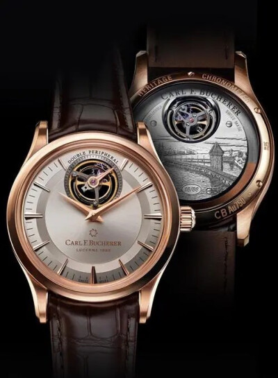 宝齐莱（Carl F. Bucherer）腕表“传承系列”双外缘陀飞轮腕表限量款（Heritage Tourbillon Double Peripheral Limited Edition）
传承系列双外缘陀飞轮腕表（Heritage Tourbillon Double Peripheral）是向其故乡琉…