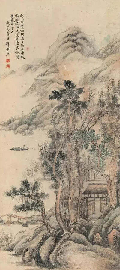 清 戴熙作品鉴赏
戴熙(1801~1860年)，字醇士，号鹿床、榆庵、莼溪、井东居士等，钱塘(今杭州)人。道光十二年进士，主讲崇文书院。太平军攻克杭州，投池而死。戴熙工诗，擅书画，画影响较大。