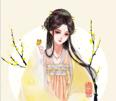 （古风美人） 绘师： 玄晚_淳爷没有们