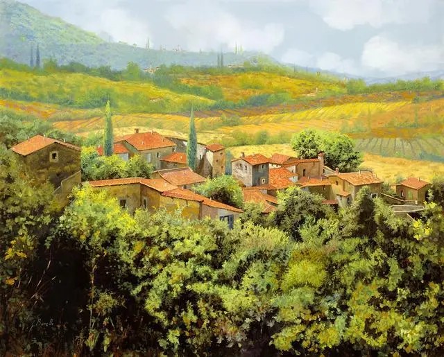 意大利艺术家 Guido Borelli 圭多博雷利 的精品油画