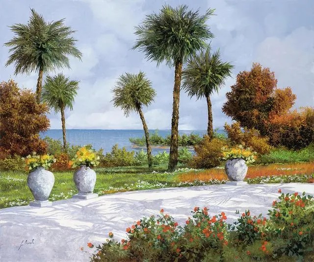 意大利艺术家 Guido Borelli 圭多博雷利 的精品油画