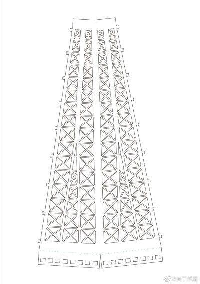 埃菲尔铁塔纸雕