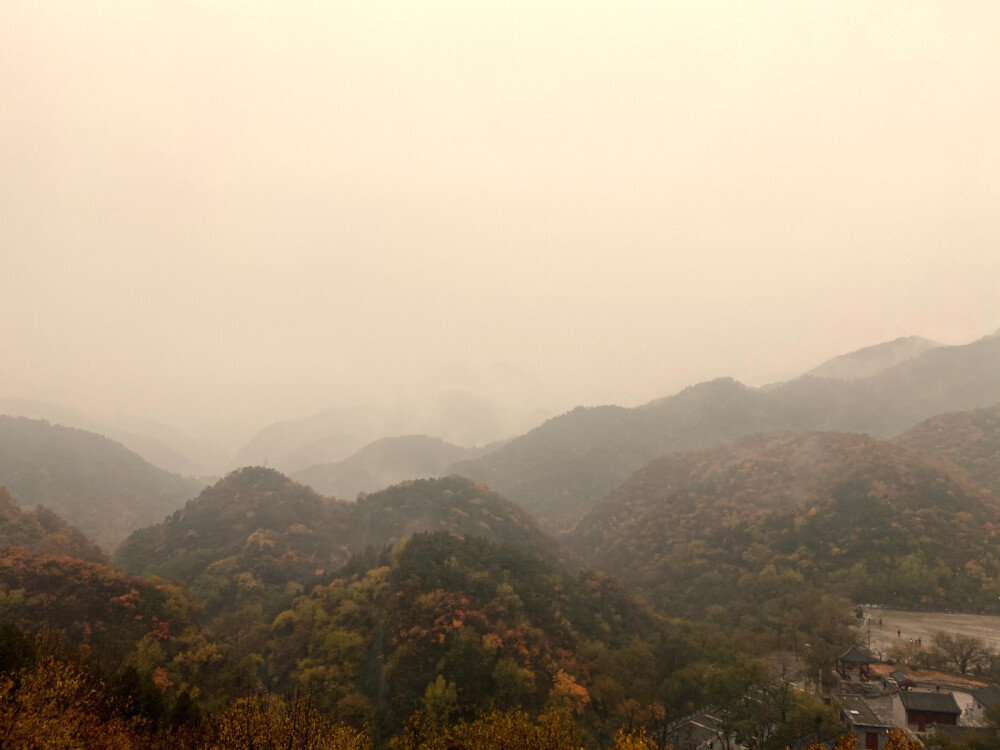 八达岭长城的秋天