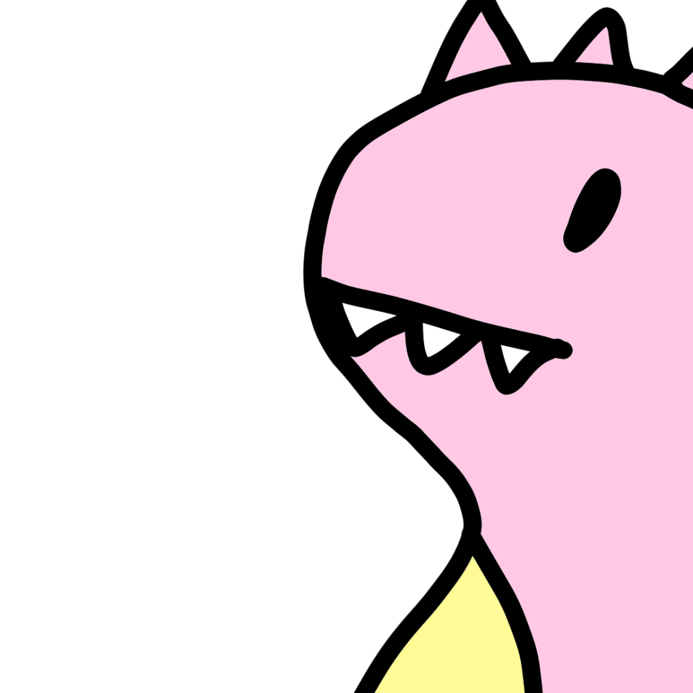 粉色可爱小恐龙头像图片