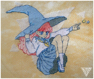 戴大帽子的女孩-彩色-5页