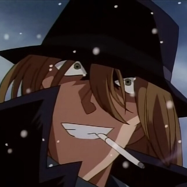 早期的金发琴酒 "啊～雪莉!