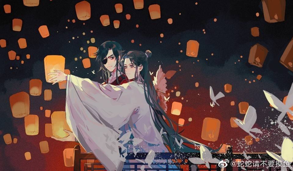 2019.11.3天官赐福
画师微博：蛇蛇请不要摸鱼
dt理奈