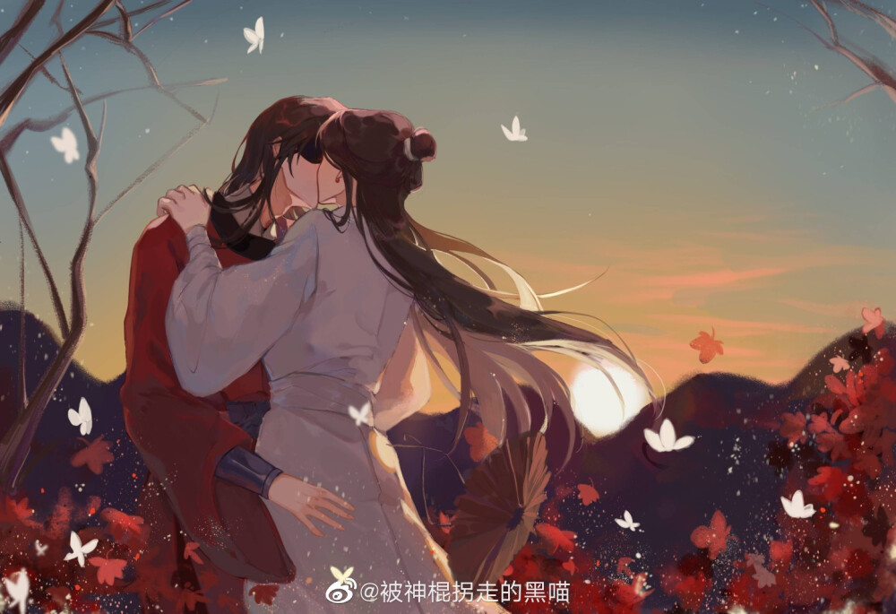 2019.11.3天官赐福
画师微博：被神棍拐走的黑喵
dt理奈