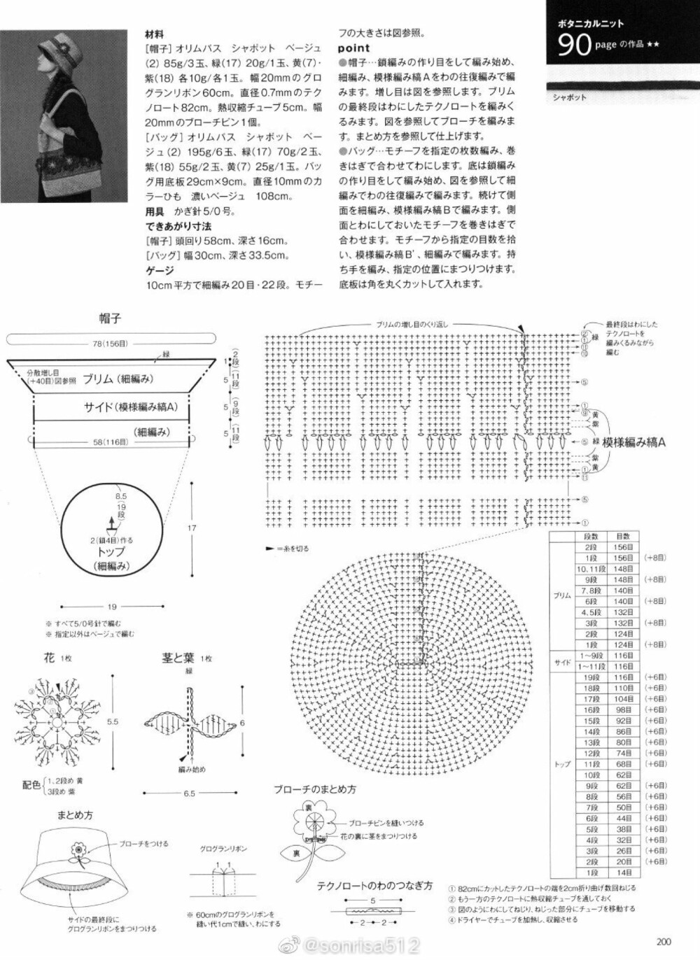 钩针包图解