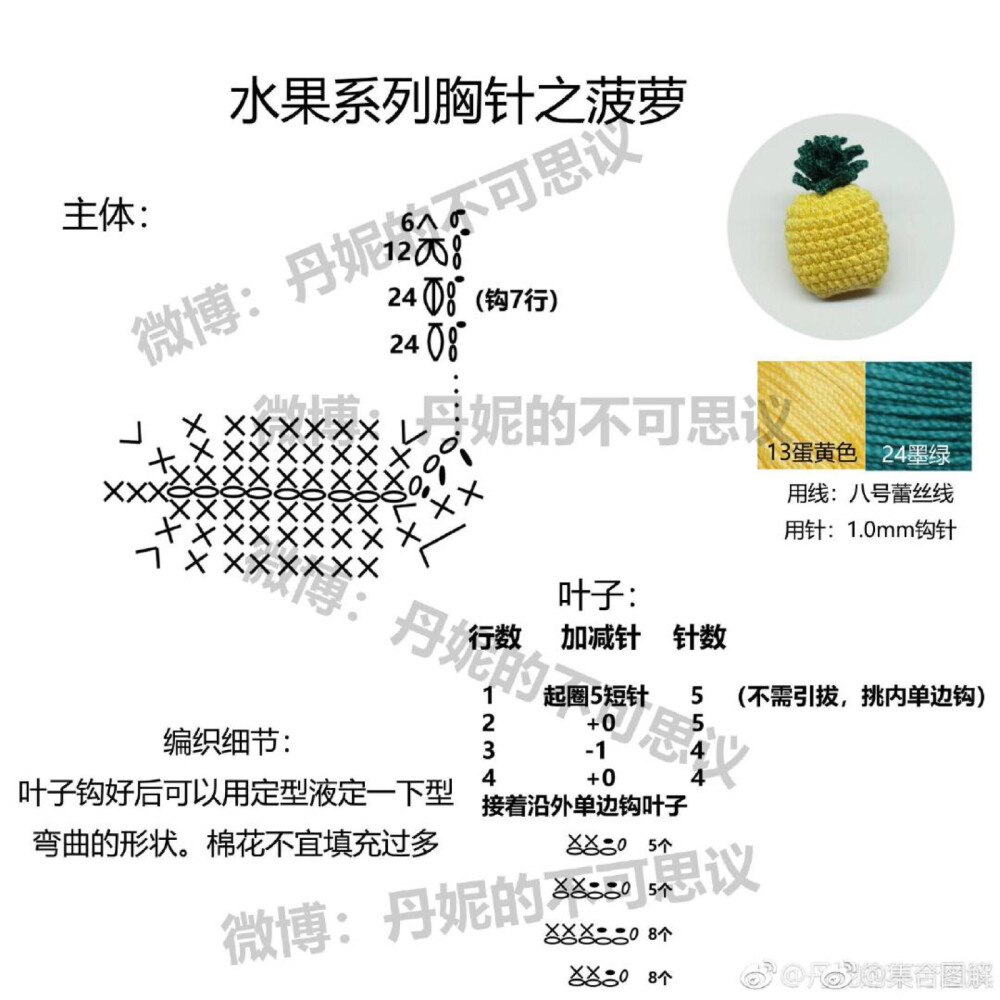 钩针水果系列