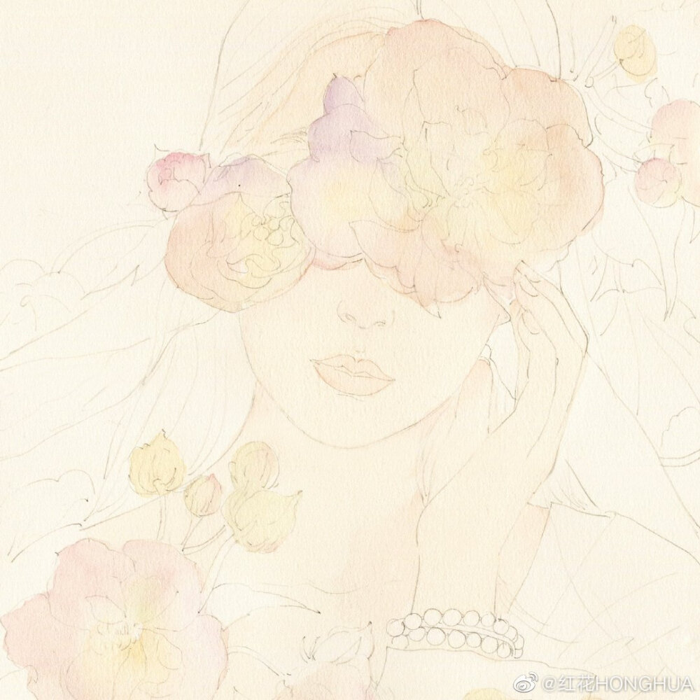 @木芙蓉
插画 水彩教程2 上色