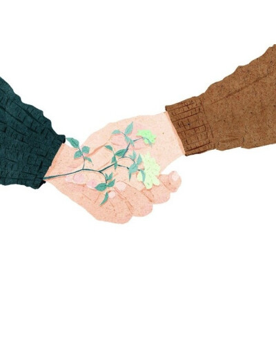 hand in hand ~ 插画 By_ xuan loc xuan