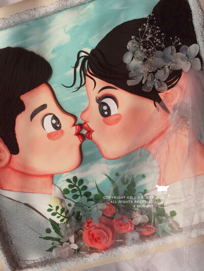 @吃土少女-阿TT#粘土画##婚礼#
自从你做了我的心上人
此后风花雪月都不耐看
只有你是我年复一年的喜欢❤️